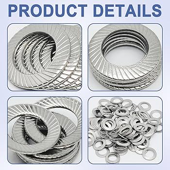 Amazon.com: Double Side Lock Washer Conical Spring Washers